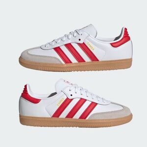 Adidas Samba White Red Sneakers